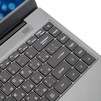 Ноутбук IRU Tactio 14RLH Ryzen 5 7430U 8Gb SSD256Gb AMD Radeon Graphics 14" IPS FHD (1920x1080) FreeDOS grey WiFi BT Cam 4000mAh (2084795)
