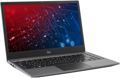 Ноутбук IRU Tactio 14RLH Ryzen 5 7430U 8Gb SSD256Gb AMD Radeon Graphics 14" IPS FHD (1920x1080) FreeDOS grey WiFi BT Cam 4000mAh (2084795)
