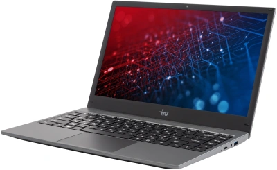 Ноутбук IRU Tactio 14RLH Ryzen 5 7430U 8Gb SSD256Gb AMD Radeon Graphics 14" IPS FHD (1920x1080) FreeDOS grey WiFi BT Cam 4000mAh (2084795)