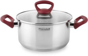 Кастрюля Rondell Heidi RDS-1114 4.8л. d=24см (с крышкой) стальной