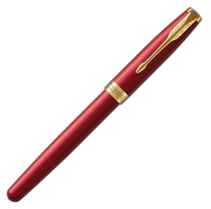 Ручка роллер Parker Sonnet Core T539 (1931475) LaqRed GT F черн. черн. подар.кор.