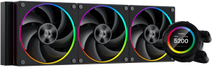 Система водяного охлаждения ID-Cooling SL360 ARGB Soc-AM5/AM4/1200/1700/1851 черный 4-pin 14-30dB Al+Cu LCD 350W Ret