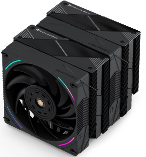 Устройство охлаждения(кулер) Thermalright Phantom Spirit 120 EVO ARGB Soc-AM5/AM4/1200/1700/1851 черный 4-pin 27dB Al+Cu 1030gr Ret (PS120-EVO)
