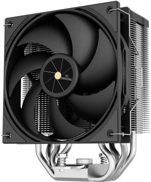 Устройство охлаждения(кулер) Thermalright Assassin X 120 R Digital Soc-AM5/AM4/1200/1700/1851 черный 4-pin 29.8dB Al+Cu LCD Ret (AX120-R-DIGITAL-BL)