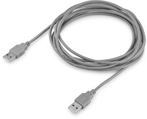 Кабель Buro USB A(m) USB A(m) 3м (BHP RET USB_AM30) серый (блистер)