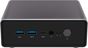 Неттоп Digma Pro Minimax U1 i5 1335U (1.3) 16Gb SSD512Gb Iris Xe Windows 11 Pro GbitEth WiFi BT 60W темно-серый/черный (DPP5-ADXW03)