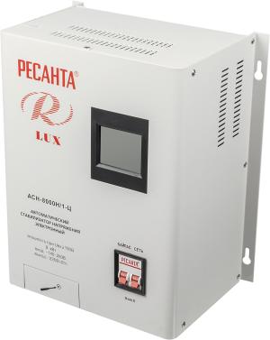 Стабилизатор напряжения Ресанта АСН-8000Н/1-Ц 8кВА однофазный белый (63/6/17)