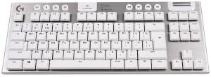 Клавиатура Logitech G915 TKL Lightspeed механическая серебристый USB беспроводная BT/Radio slim Multimedia for gamer LED (920-010117)