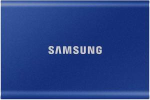 Накопитель SSD Samsung USB-C 1Tb MU-PC1T0H/WW T7 1.8" синий