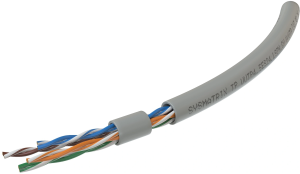 Кабель информационный Sysmatrix TP UUTP4.5ES24.LSZH.GY305 кат.5E U/UTP 4 пары 0.5AWG LSZH внутренний 305м серый