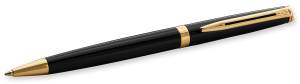 Ручка шариков. Waterman Hemisphere (CWS0920670) Mars Black GT M син. черн. подар.кор.