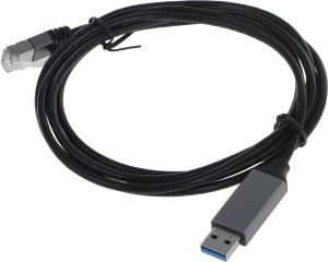 Кабель Buro BU-USB-A-LAN1000-2m USB A (m) RJ-45 (m) 2м черный (пакет)