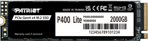 Накопитель SSD Patriot PCIe 4.0 x4 2TB P400LP2KGM28H P400 M.2 2280