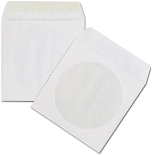 Конверт Silwerhof Eco 201070 CD 125x125мм с окном белый клеевой слой 80г/м2 (pack:1000pcs)