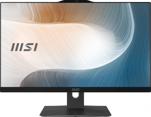 Моноблок MSI Modern AM242P 12M-671XRU 23.8" Full HD i5 1235U (1.3) 8Gb SSD512Gb Iris Xe без ОС GbitEth WiFi BT 120W клавиатура мышь Cam черный 1920x1080