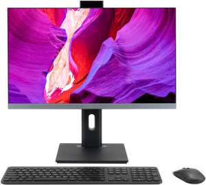 Моноблок Digma Pro Unity 23.8" Full HD i3 1315U (1.2) 8Gb SSD256Gb UHDG CR Windows 11 Pro GbitEth WiFi BT 90W клавиатура мышь Cam серый/черный 1920x1080
