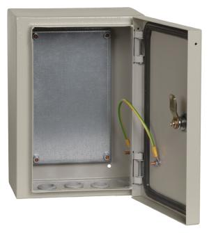 Щит распределительный IEK YKM40-321-54 ЩМП-3.2.1-0 У2 навесной 210мм 150мм 300мм 630A 6шт металл IP54 серый (упак.:1шт)