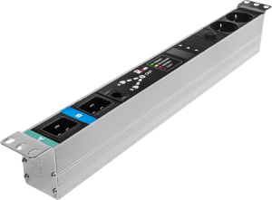 АВР Rem R-16-2S-T-440-2XC20 1U 19" ввод:2xС20 выход:2xSchuko16A черный