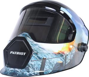 Маска сварщика Patriot WH 600E филь.:хамел. см.экр.110x60мм (880501961)