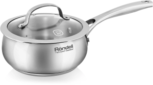 Ковш Rondell Calypso RDS-1670 1.5л. d=16см (с крышкой) стальной