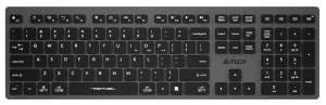 Клавиатура A4Tech Fstyler FBX50C черный USB беспроводная BT/Radio slim Multimedia (FBX50C GREY)