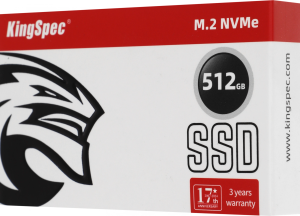 Накопитель SSD Kingspec PCIe 4.0 x4 512GB XG7000-512 XG7000 M.2 2280