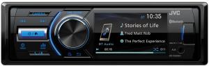 Автомагнитола JVC KD-X560BT 1DIN 4x45Вт v4.2 3" ПДУ RDS