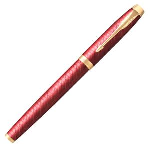 Ручка перьев. Parker IM Premium F318 (2143650) Red GT F сталь нержавеющая подар.кор.