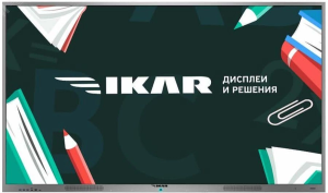Панель Ikar 65" ИП 65-217-410 черный IPS LED 8ms 16:9 DVI HDMI M/M матовая 4000:1 700cd 178гр/178гр 3840x2160 VGA DP SPDIF UHD USB 43кг (RUS)
