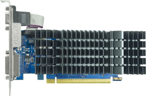 Видеокарта Asus PCI-E 2.0 GT710-SL-2GD5-BRK-EVO NVIDIA GeForce GT 710 2Gb 64bit GDDR5 954/5012 DVIx1 HDMIx1 CRTx1 HDCP Ret low profile