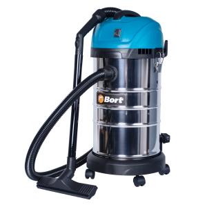 Строительный пылесос Bort BSS-1630-SmartAir 1600Вт (уборка: сухая/влажная) синий
