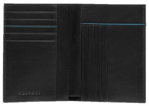 Кошелек мужской Piquadro Blue Square Revamp PU1393B2VR/N черный натур.кожа