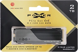 Накопитель SSD Silicon Power PCIe 4.0 x4 2TB SP02KGBP44XS7005 XS70 M.2 2280