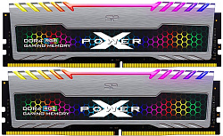 Память DDR4 2x8Gb 3600MHz Silicon Power SP016GXLZU360BDB Xpower Turbine RGB RTL Gaming PC4-28800 CL18 DIMM 288-pin 1.35В kit single rank с радиатором Ret