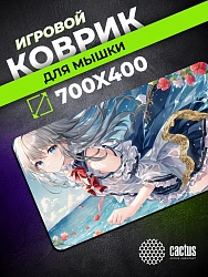 Коврик для мыши Cactus Anime flowers 700x400x3мм (CS-MP-PRO02XLL)