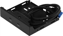Адаптер USB 2xUSB3.1 Type-C Ret