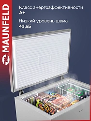 Морозильный ларь Maunfeld MFL300GR серый