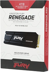 Накопитель SSD Kingston PCIe 4.0 x4 4000GB SFYRDK/4000G Fury Renegade M.2 2280
