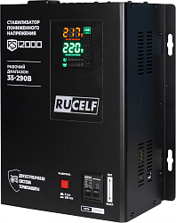 Стабилизатор напряжения Rucelf RS-12000 12кВА однофазный черный