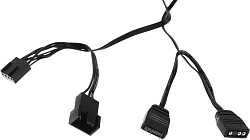 Вентилятор для корпуса Accord ACC-YH12 ARGB 120х120x25 черный 4-pin 27дБ (ACC-YH12 ARGB BLACK) brown box