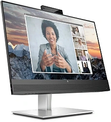 Монитор HP 23.8" E24m G4 Conferencing черный IPS 16:9 HDMI M/M Cam матовая HAS Piv 300cd 178гр/178гр 1920x1080 75Hz DP FHD 7.39кг