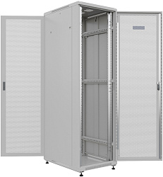 Шкаф серверный NTSS Премиум (NTSS-R42U6080PD/PD) напольный 42U 600x800мм пер.дв.перфор. задн.дв.перфор. 900кг серый 710мм 63кг 1987мм IP20 сталь