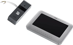 Комплект домофона HiWatch DS-D100K серебристый