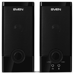 Колонки Sven SPS-603 2.0 черный 6Вт