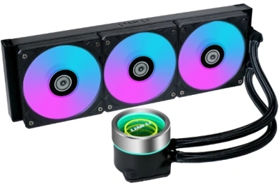 Система водяного охлаждения Lian-Li Galahad II Trinity 360 ARGB Soc-AM5/AM4/1200/1700/1851 черный30dB Al+Cu 280W Ret (G89.GA2T36B.00)