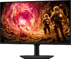 Монитор Samsung 27" Odyssey G5 LS27FG502EIXCI черный IPS LED 16:9 HDMI матовая HAS Piv 1000:1 300cd 178гр/178гр 2560x1440 180Hz G-Sync FreeSync DP QHD 4.1кг