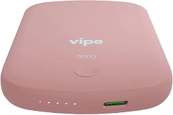 Мобильный аккумулятор Vipe Jake 5000mAh PD 20W 3A USB-C беспров.зар. розовый (VPPBJAKE5KSTPNK)