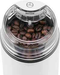 Кофемолка Maxwell MW-1703 W 200Вт сист.помол.:ротац.нож вместим.:45гр белый