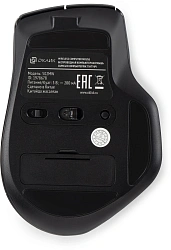 Мышь Оклик 502MW черный оптическая 2400dpi silent беспров. BT/Radio USB для ноутбука 9but (1978678)