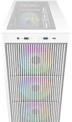 Корпус ID-Cooling Ware 510 белый без БП ATX 7x120mm 5x140mm 1xUSB2.0 1xUSB3.0 audio bott PSU